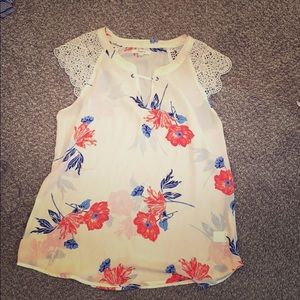 Maurices floral tank top